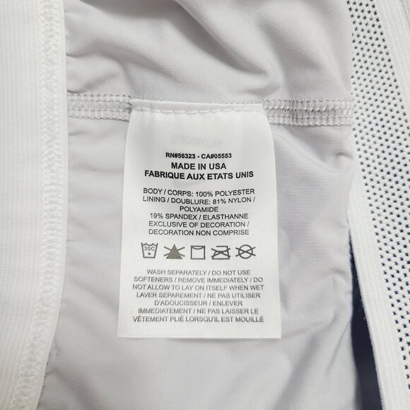 NEW Nike Pro Elite 2" Brief-Lined Running Shorts DA2943-124 Size XXL White Blue - Picture 4 of 5